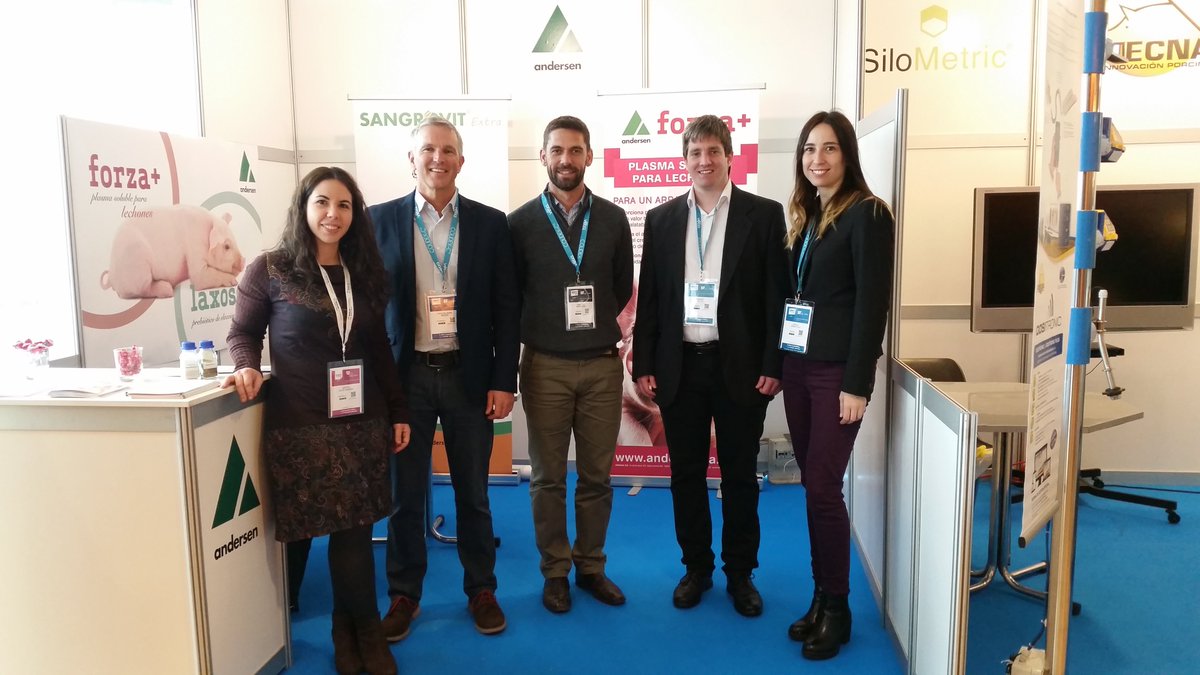 AndersenRubinum's tweet photo. Andersen S.A. y Phytobiotics Futterzusatzstoffe GmbH juntos codo con codo en porciFORUM2018 - Palacio de Congresos La Llotja (Lleida).
Andersen S.A. and Phytobiotics Futterzusatzstoffe GmbH together side by side in porciFORUM2018 - Palacio de Congresos La Llotja (Lleida). https://t.co/jEo0xXe1IE