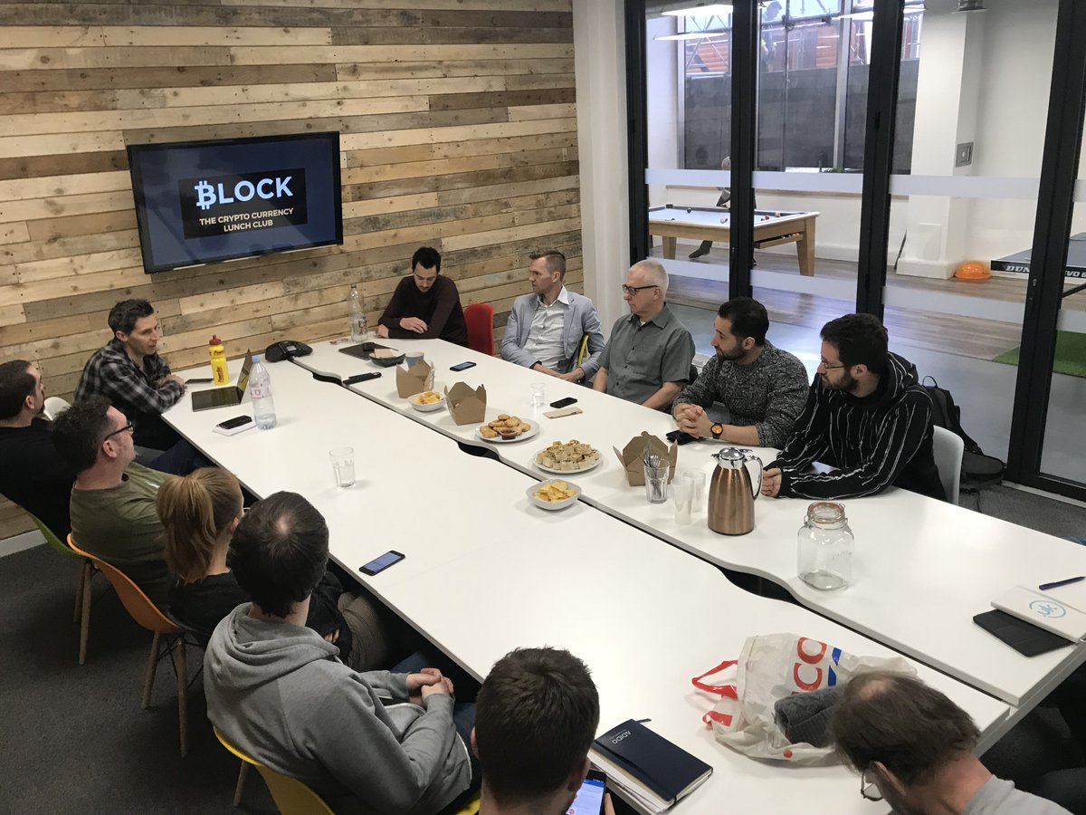 blocktech7's tweet photo. Another interesting lunchtime at #BlockLunchClub today! Thanks to everyone who came along and to @JakeMooreUK for taking the time to talk to us about cyber security! Notes and actions to follow shortly guys! https://t.co/LbfZzOLvL6