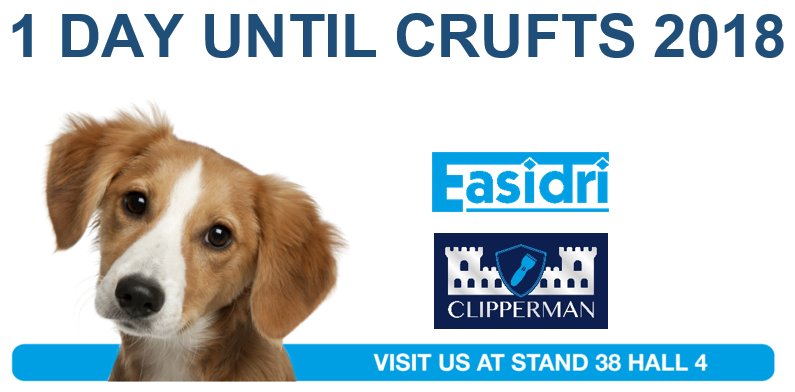 The team is looking forward to welcoming everyone tomorrow at Crufts 
We hope everyone has a great few days and best of luck to all the #dogs and #trainers #Crufts2018 <a href="/Easidri/">Easidri</a>
