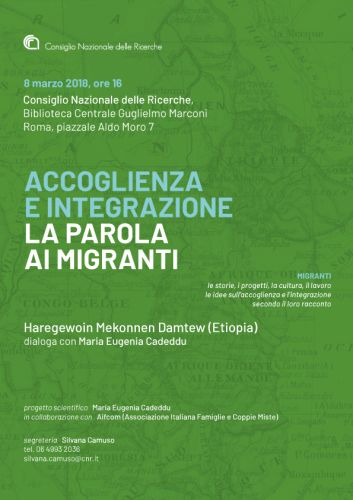 CNRsocial_'s tweet photo. #8marzo Biblioteca Centrale #Cnr • Al via il ciclo di seminari su '#Accoglienza e #integrazione. La parola ai #migranti' organizzato da Iliesi e Dsu #Cnr e #Aifcom. Dialogo con ricercatori e #migranti. Progetto scientifico di Maria Eugenia Cadeddu #Cnr https://t.co/XQUv008RtZ https://t.co/gld1jT3lm3
