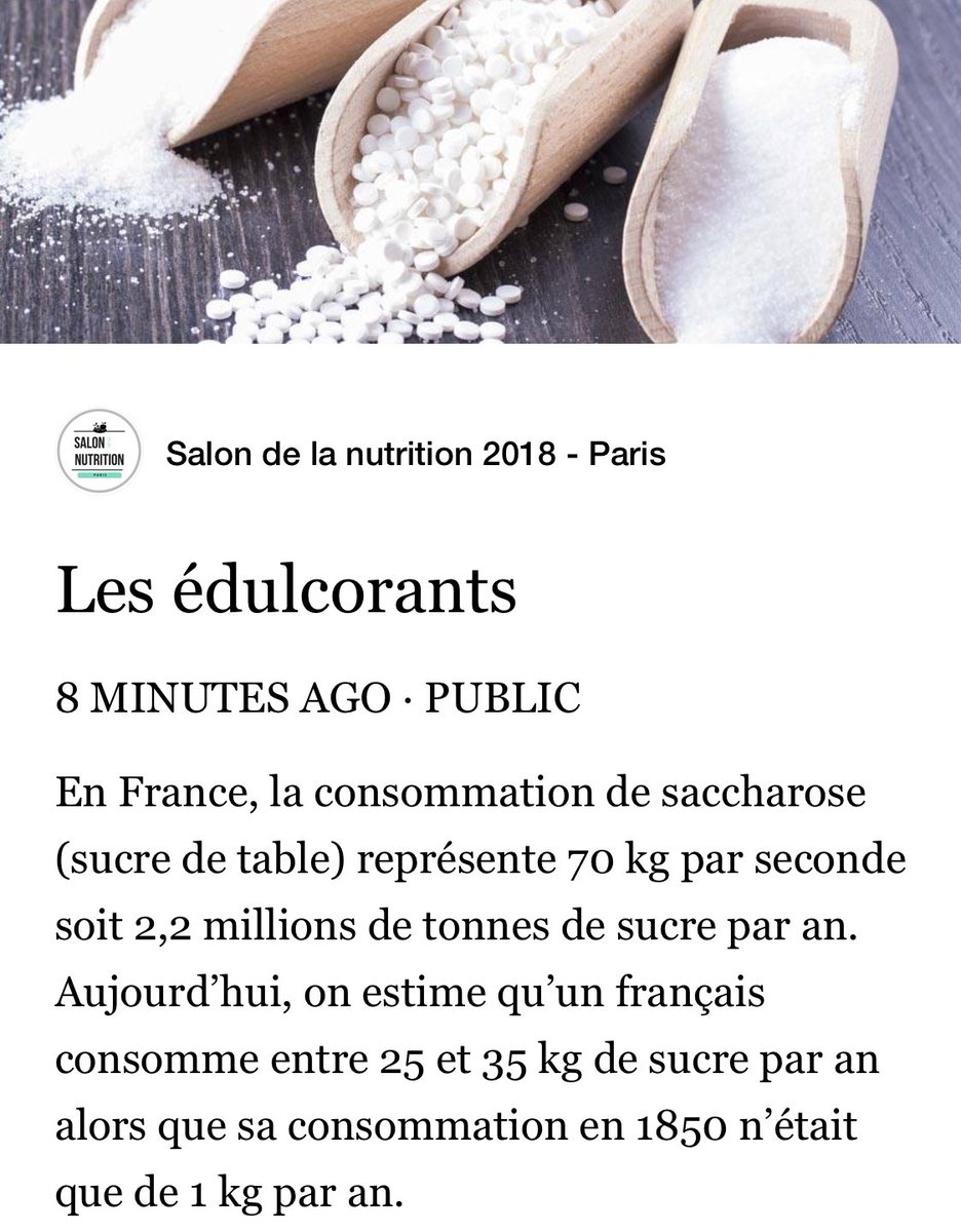 SNutrition18's tweet photo. Après la présentation sur les produits sucrés, voici un article sur les édulcorants. 🍭🍰

Qu'en pensez-vous ? 

N'hésitez pas à liker et partager ! 📱

Lien : https://t.co/DFSJdmLfKu https://t.co/WrVhwqWMRO