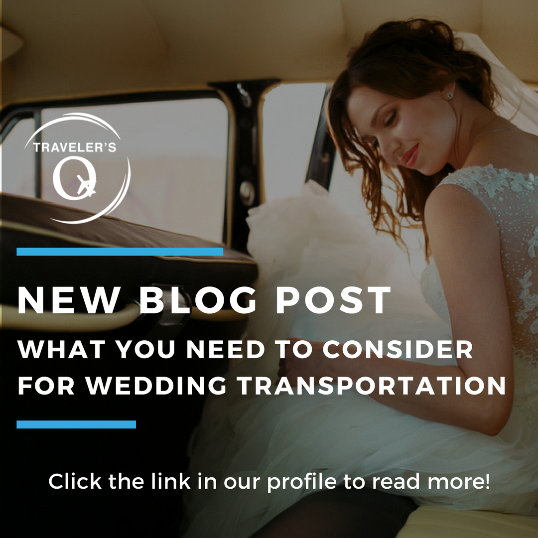 What You Need to Consider for Wedding Transportation! 

Sam's new post for <a href="/travelers_q/">travelers_q</a> is now live!
travelersq.com/what-you-need-…