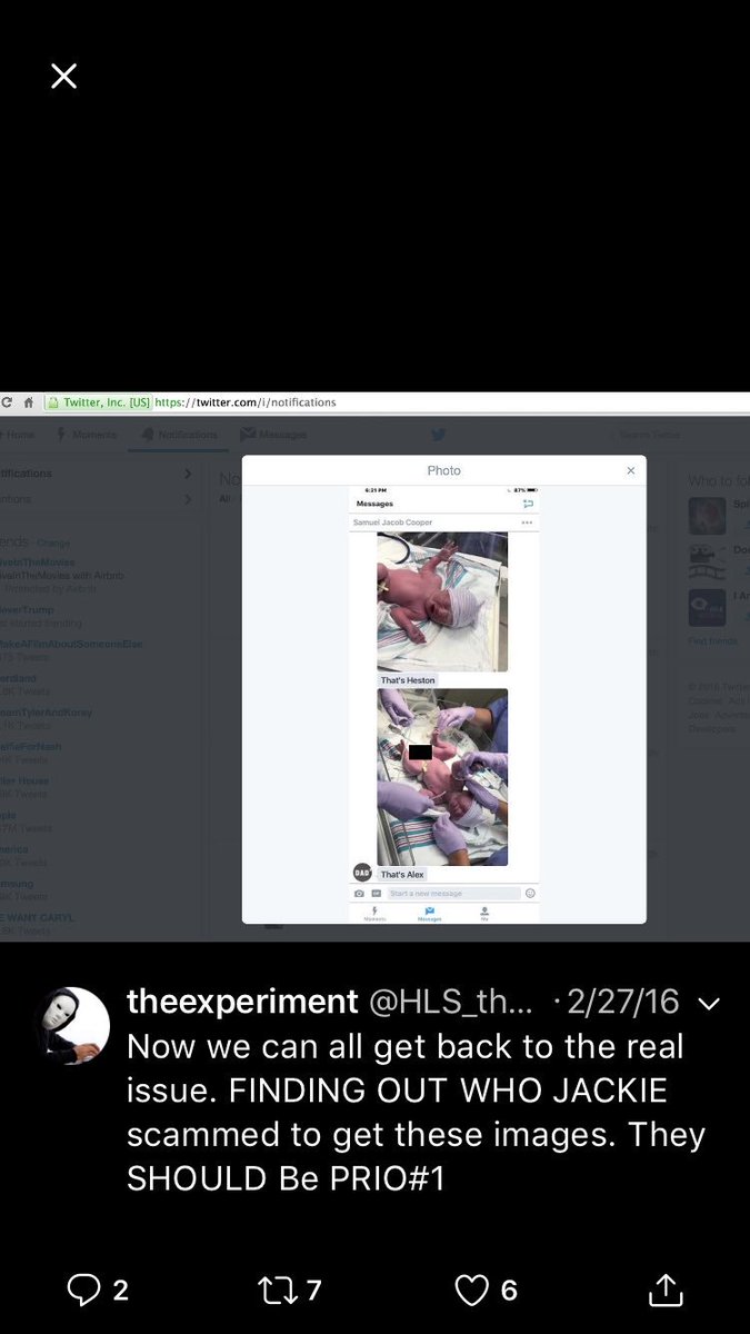 HLS_themovie's tweet photo. @waldenrae13 Again, where was the person’s name shown? The tweets are still in the feed 2/26 and 2/27... only name/ icon is Scam’s. Thanks for your help ✌️ https://t.co/qAycRt7EsB