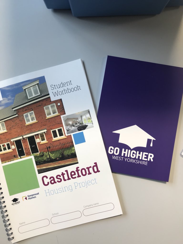 LauraGHWY's tweet photo. Having a great afternoon kicking off the @KeepmoatHomes project with students from @airedaleacademy and @CastlefordAcad #startyourjourney @GoHigherWY https://t.co/M9M5HFJMlp