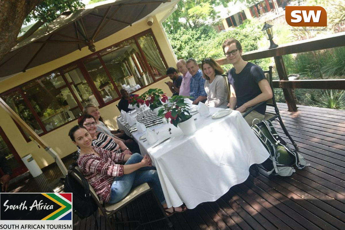 SWAfrica's tweet photo. SW Africa in partnership with @flySAA_US and @SouthAfricaNet are delighted to welcome the participants in the Nordic Mega Fam trip.They are embarking on cultural tour @ThavhaMountainLodge, stop over to the @KrugerNationalPark. #NordicMeetSouthAfrica2018 t #MeetSouthAfrica 🤗 https://t.co/XKgn3JtmE7