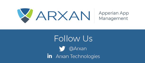 Apperian's tweet photo. Apperian will soon be tweeting from @Arxan. Make sure to follow @Arxan so you don't miss a tweet! https://t.co/sf0uMphDDj