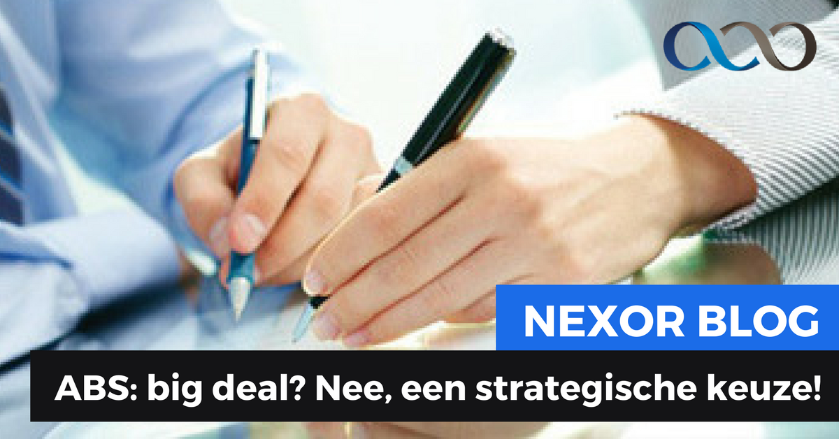 Account Based Selling: big deal? Nee, een strategische keuze! <a href="/RobertVerkade/">Robert Verkade</a> schrijft hierover in de NEXOR Blog van de maand maart. Lees hem hier: nexor.nl/nieuws/nexor-b…