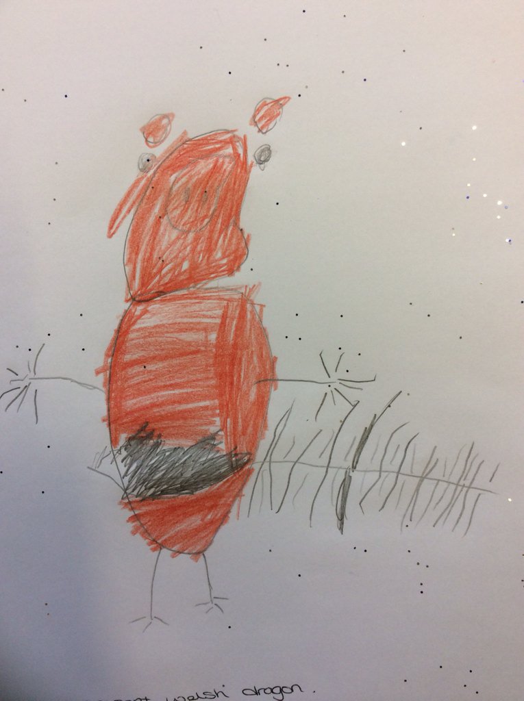 llfiaclass2's tweet photo. Today after our St David's assembly we drew national symbols in our art books. What do you think? https://t.co/6pTRfiyhZY