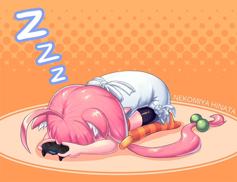 猫宮ひなた 「寝落ち
#猫宮ひなた 」|スライムのイラスト
