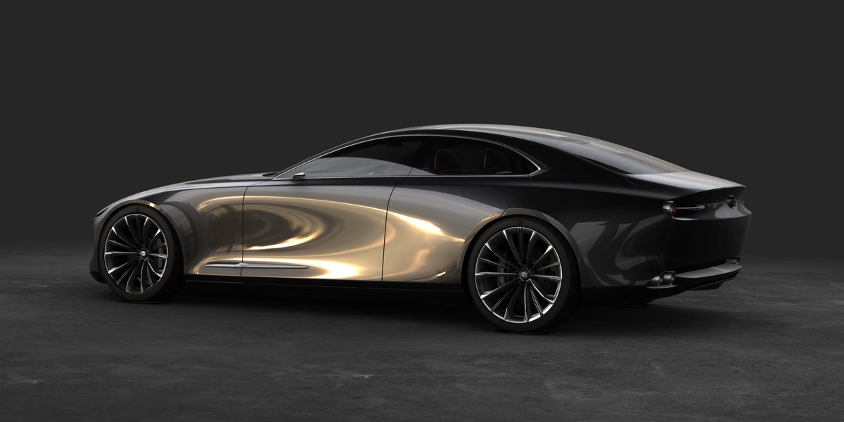 TheMotoringNews's tweet photo. The #Mazda #VisionCoupe has been named 'Concept Car of the Year' at the Car #Design Night Geneva. Revealed in Tokyo in 2017, the Vision Coupe represents the next phase in Mazda's #KODO – Soul of Motion designs @GimsSwiss #GenevaMotorShow #cars #motoring https://t.co/iypEg4v7xj