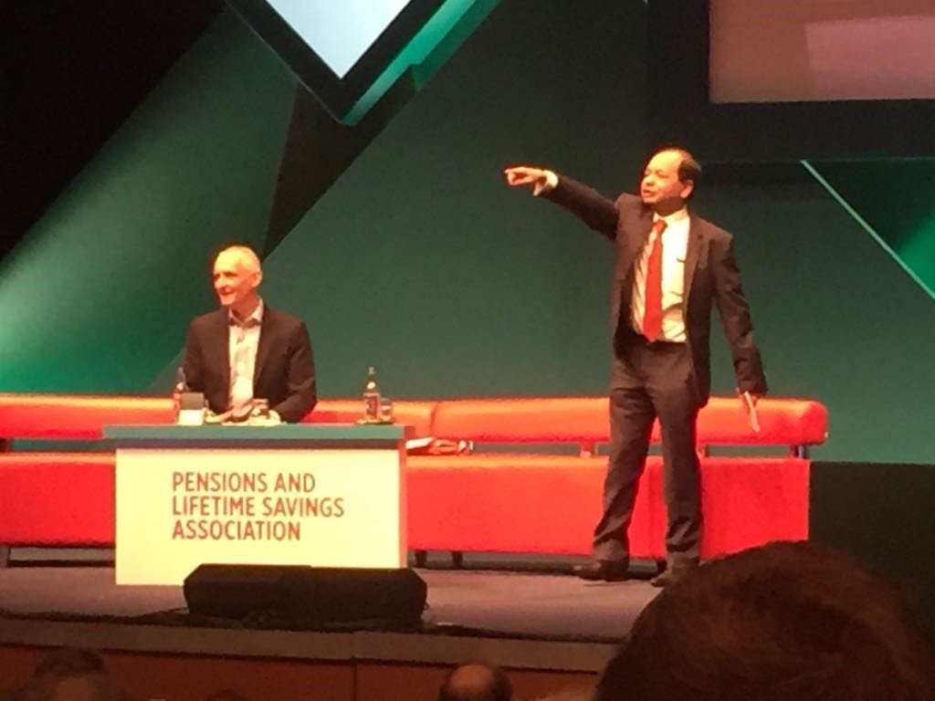 Excellent session on demographics at @ThePLSA ! Amlan Roy says "be fairer to the younger generation ad women and this will drive greater growth. #plsainvest
