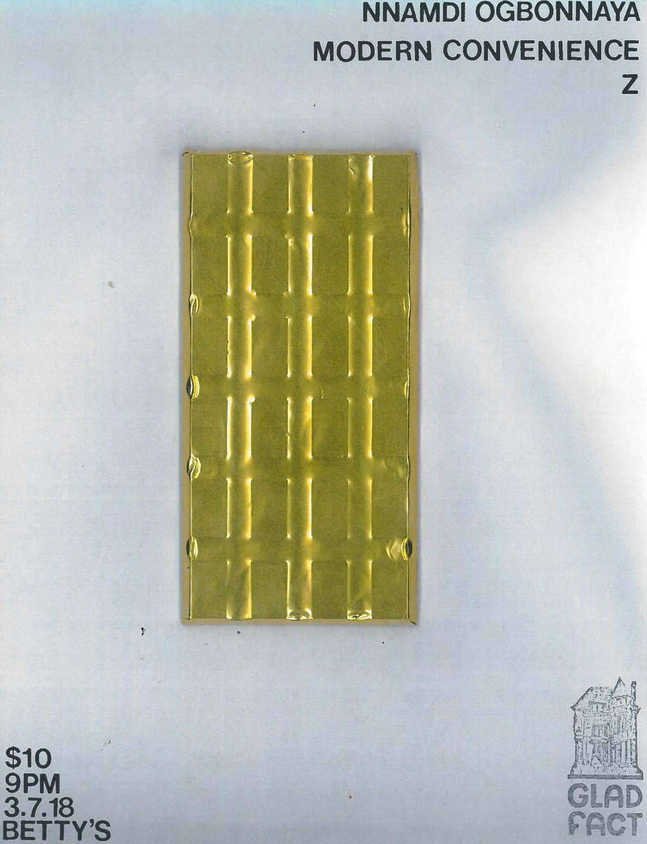 sooperrecords's tweet image. Nashville!!! @NnamdiOgbonnaya plays tonight at Betty's Grill with #X and #ModernConvenience! Be there! 
facebook.com/events/1877334…