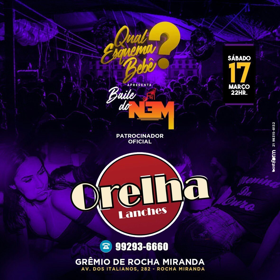 temvagapra04's tweet photo. @OrelhaLanches 🍔🌴 SEMPRE FECHADO COM NOSSA TROPA , MAS UMA EDIÇÃO PARANDO TUDO, LIGUE E PEÇA O MELHOR DA REGIÃO 🍔 FECHADÃO NA #QEBB 

DIA 17 TEM BAILE DO @djnemdodick 🎊🎉 https://t.co/EzxwOibH7N
