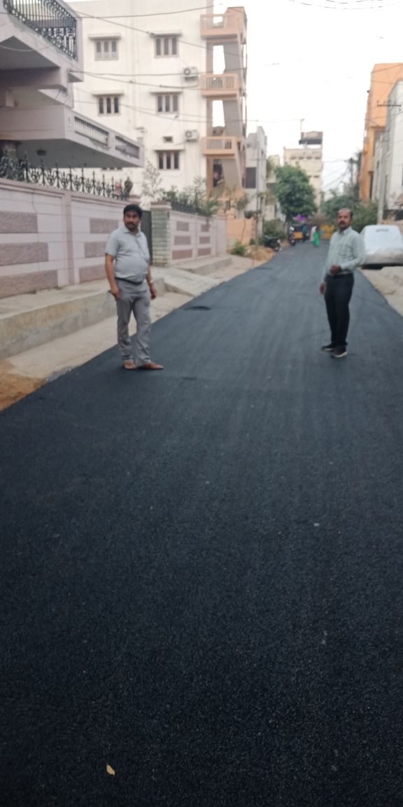 EE_LBNagar's tweet photo. BT recarpeting in Brudhavan colony road no. 3,5,6@11 in Lingojiguda division ward no 18,LBNagar circle 4 https://t.co/0MDIoGnIcd