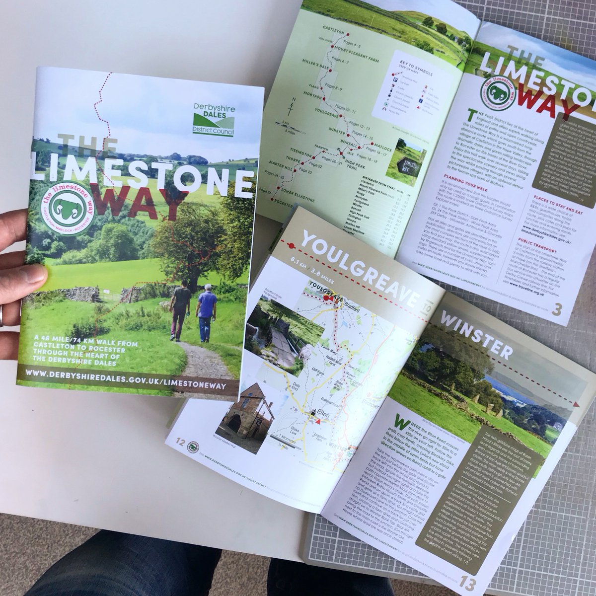 pmgd_'s tweet photo. Mega chuffed to receive delivery of these printed samples for The Limestone Way brochure, designed by pmgd for Derbyshire Dales District Council.
#pmgd #limestoneway #derbyshiredales #printsamples #thesmellofprint https://t.co/eICdqIwReS