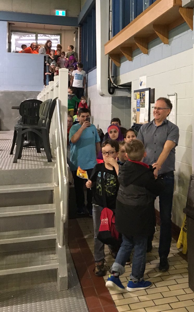 Canada Games Aquatic Centre (@cgaquaticcentre) on Twitter photo “I heard the steps of 55 campers storming into my office...”
Thank you to <a href="/WayneLongSJ/">Wayne Long</a> for being an incredible sport and allowing us to kidnap him for <a href="/PROKidsSJ/">P.R.O. Kids</a> “I heard the steps of 55 campers storming into my office...”
Thank you to <a href="/WayneLongSJ/">Wayne Long</a> for being an incredible sport and allowing us to kidnap him for <a href="/PROKidsSJ/">P.R.O. Kids</a>