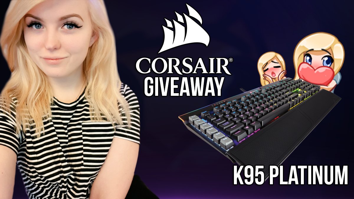 NEW GIVEAWAY!! This time we are giving away <a href="/CORSAIR/">CORSAIR</a> K95 RGB PLATINUM Mechanical Gaming Keyboard! #TeamCorsair

ENTER HERE: gleam.io/competitions/K…
