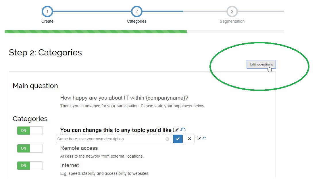 ithappiness's tweet photo. From now on you will be able to customize the predefined question labels to your own situation. Signup for FREE #ITHappiness Quickscan  https://t.co/citY7scpb8 https://t.co/G1YyF2ZFE1