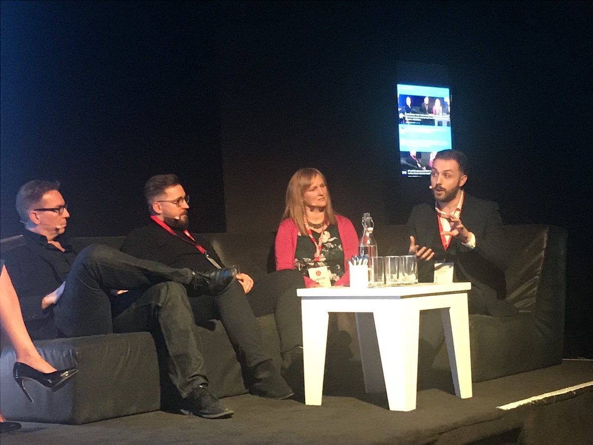 “People need not be scared of #cybercrime” &amp; “don’t be afraid to outsource” and embrace #digital says Edward Whittington from @TheBFPP. #CloudUKLive