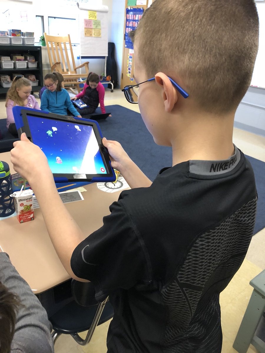 MrsFitz425's tweet photo. Evaluating the games we designed during STEM class. https://t.co/F1Mf9L6XgO