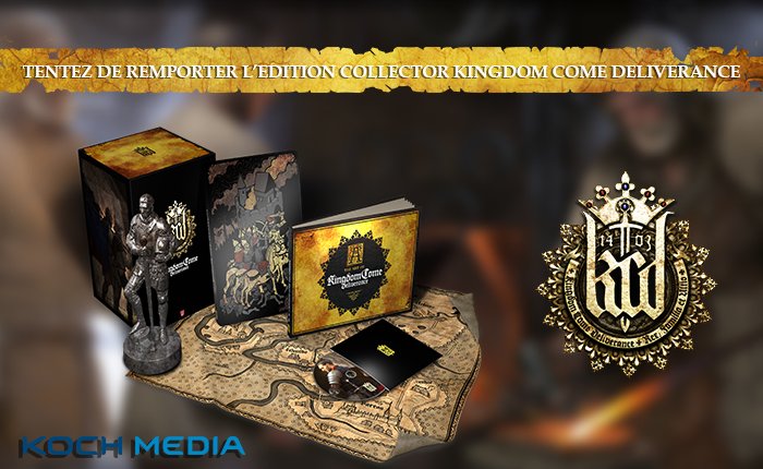 FredZolf's tweet photo. Oyez oyez brave gens !
Gros #Concours pour tenter de gagner l'édition collector PC de #KingdomComesDeliverance !
Alors pour ne plus être un gueux rien de plus simple !
RT + FOLLOW @KochMediaFR et @FredZolf 
Bonne chance à tous !
TAS le 20/03/18 https://t.co/tQRfLkGeJF