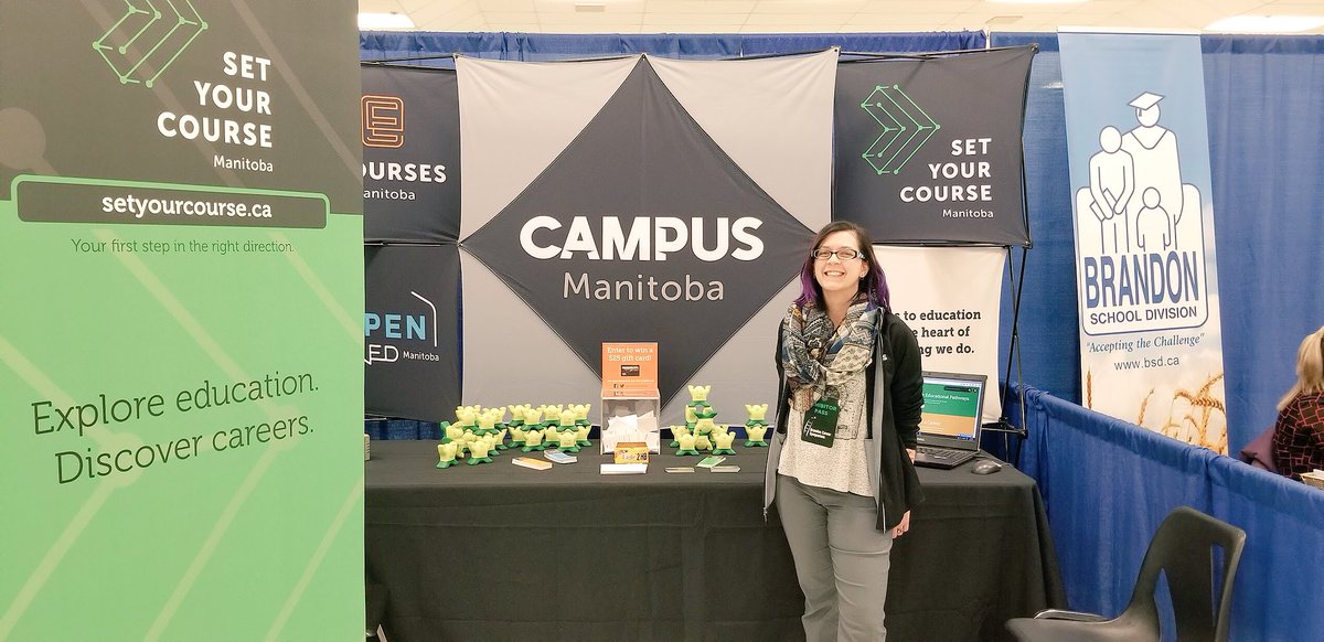 exploreBCS's tweet image. @CampusManitoba Your first step in the right direction. Explore education. discover careers #setyourcourse at the Brandon Career Symposium! #BCS2018