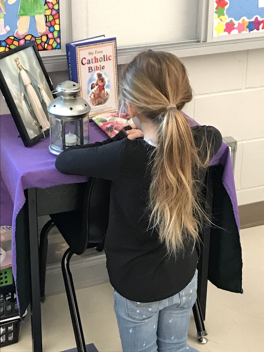 Asking for forgiveness when it becomes difficult to keep our Lenten promise #Lent #PrayerTable <a href="/StBrigidHCDSB/">St. Brigid</a>