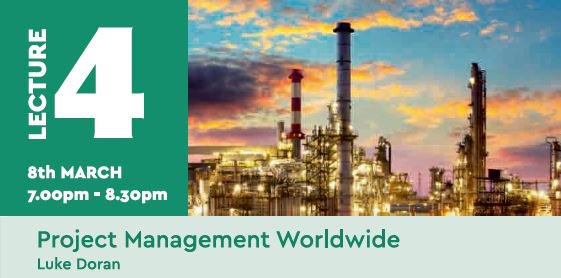 Tomorrow: LECTURE SERIES #4: 8 Mar 7pm-8.30pm PAC: Project Management worldwide - Luke Doran has worked in the oil, gas, pharmaceutical and commercial industries for over 30 years. ow.ly/Egqm30iO40H #NewMilton