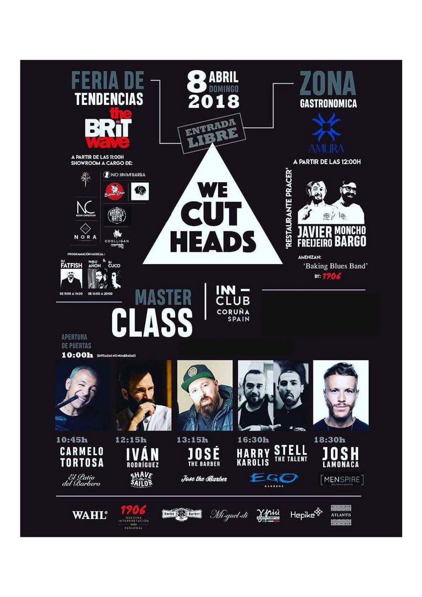 DrBarberMen's tweet photo. Participa en el evento de peluquería más importante de España!
Doctor Barber estará presente! 
#barberia #barberiaypeluqueria #barberiaunisex #barberias #barberiags #barberiapty #barberians #barberiaclasica #beard #barba #españa #barberiaespañola #barberiatradicional https://t.co/rBtLrxtdXK