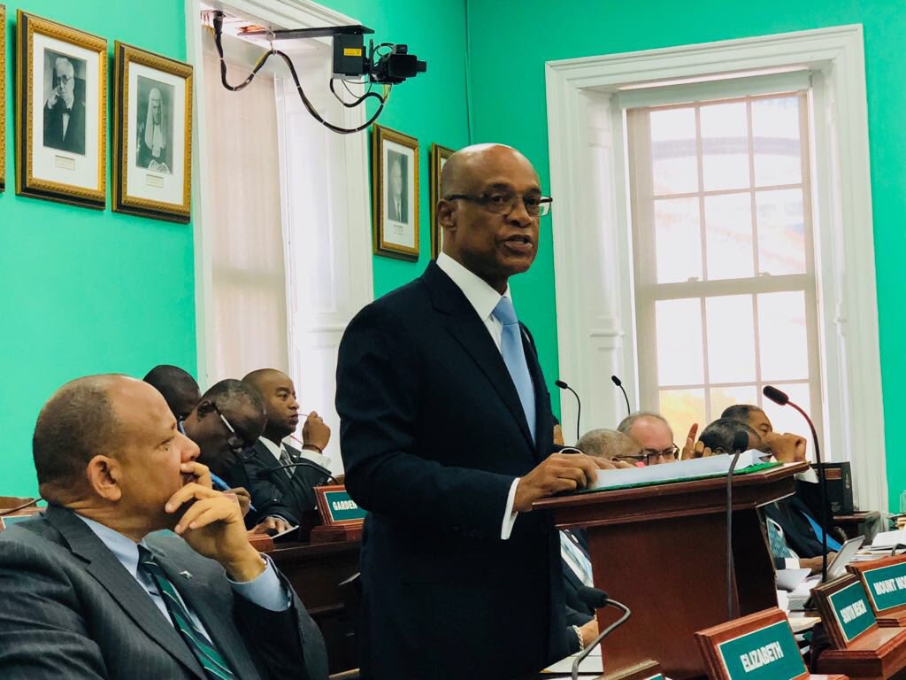 JeffreyLLLoyd's tweet photo. Education Minister, The Hon. Jeffrey Lloyd presenting in The House of Assembly on Wednesday March 7th 2018. https://t.co/mdAVKYwFLy