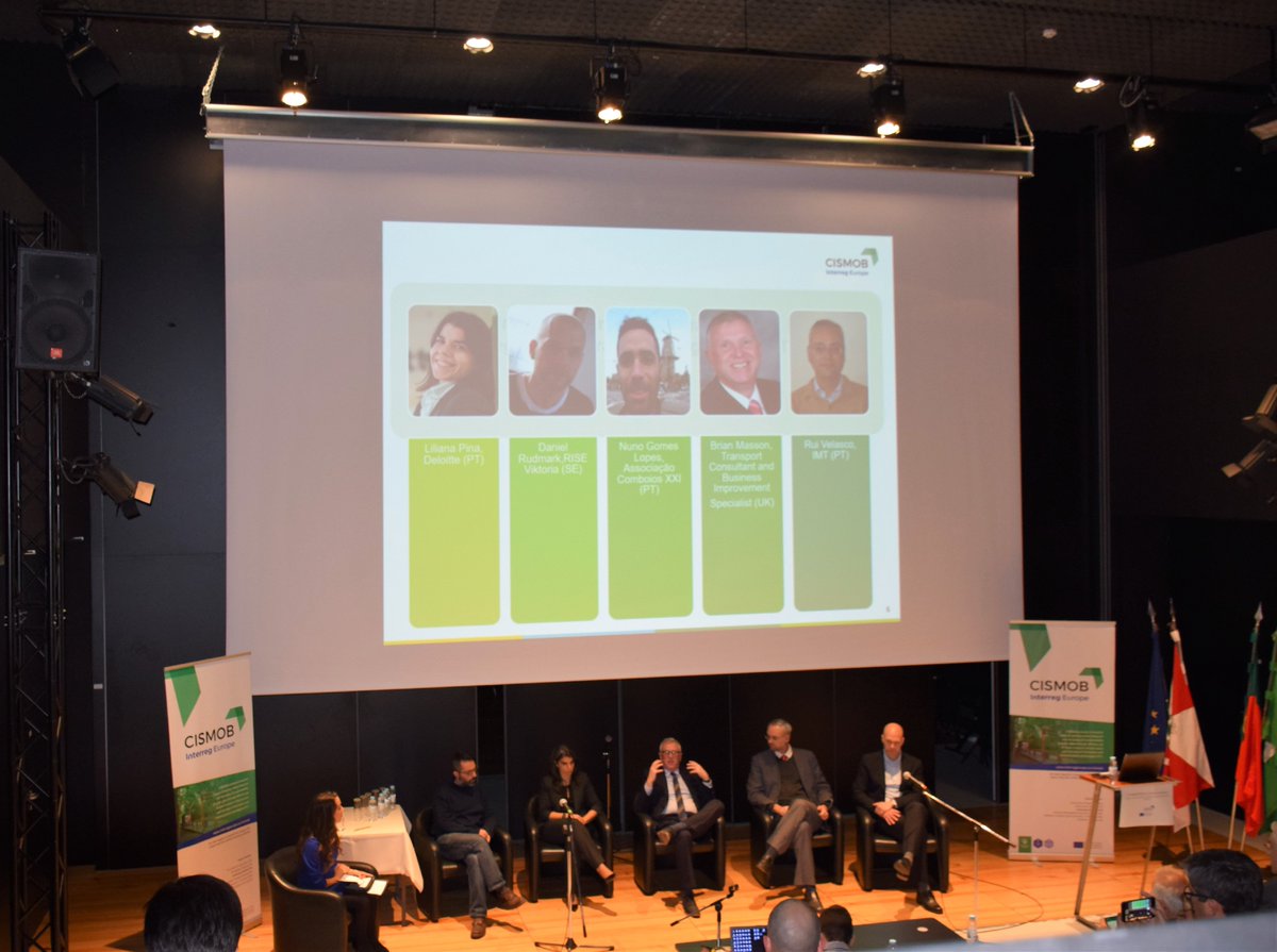 InterregCismob's tweet photo. The Panel Discussion about Fostering Multimodal Open Data Structures - Challenges and Achievements already started.
#CISMOB https://t.co/uun5gI4bJF