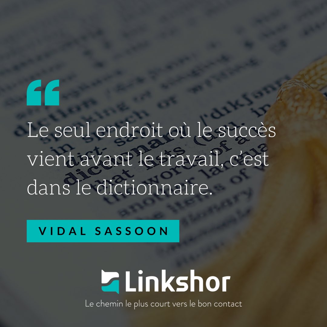LinkShor's tweet photo. La petite motivation du #Mercredi ! 
#work #travail #entrepreneur #entreprise #entrepreneurs #stage #marketingdigital #succes #startup #marseille #paris #lyon #Om #igersfrance #igersmarseille https://t.co/7ZqNpKkYOX