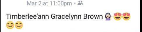 HorridBabyNames's tweet photo. #babyname #fail #badbabynames #BabyNames #namesformychildren #HORRIDBABYNAMES Da fuq is Timberlynnann? or whatever it was? https://t.co/QuAINeIRBs