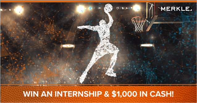 RyanKatz's tweet photo. Registration for @Merkle's Bracket-lytics challenge for college students closes March 15th! Sign up now to win a paid #marketinganalytics internship with us and $1,000 in cash: https://t.co/wfHJs2ExBj https://t.co/aUeADcWx0u