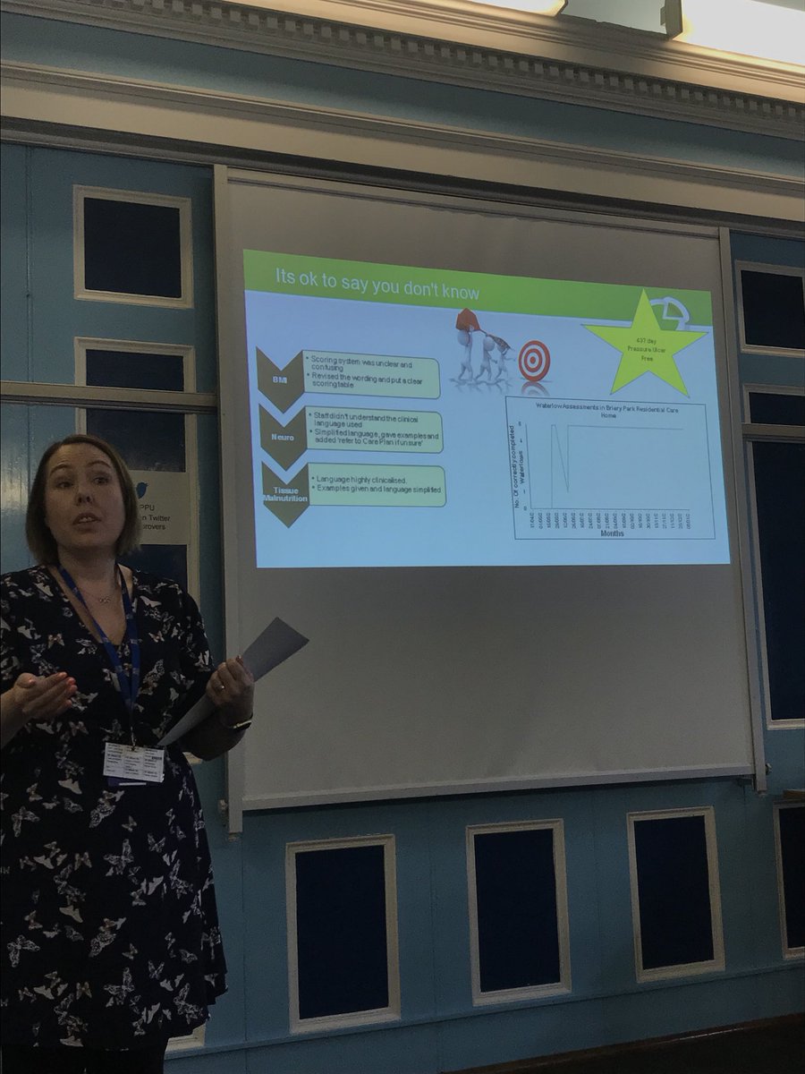 mratgmurray's tweet image. Julie White (Chief Operating Officer) gives Donna Lamont (Abbey Gardens) their certificate for participating in @SPSP_PC #spsppu collab. Donna Craig and Nicola Sloan share the “local journey” of the 5 care homes and their excellent team @DGNHS approach. “It’s the simple things”