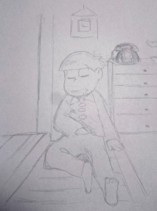 電話のあと、兄さんがやりそうで心配です笑 