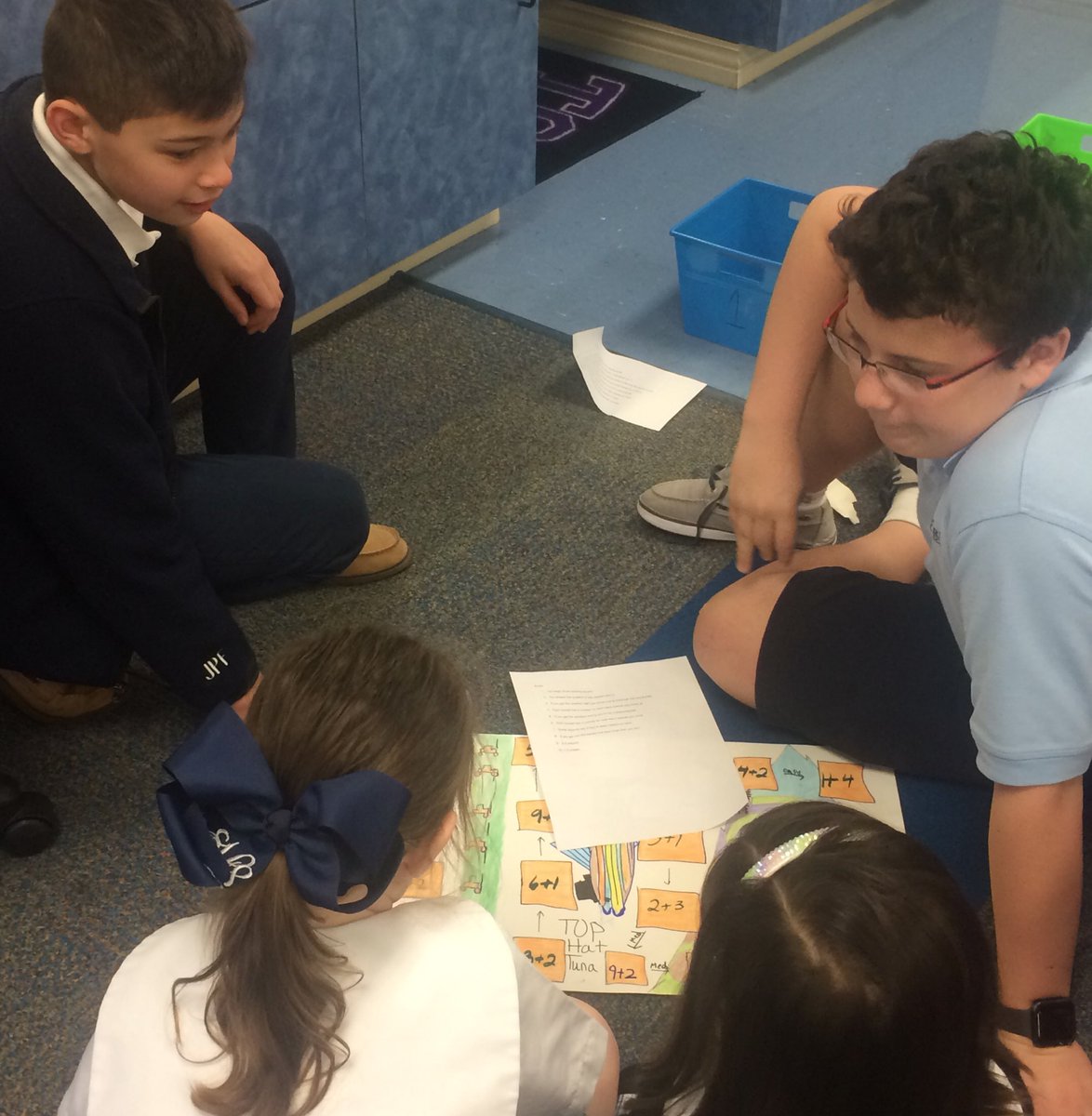 MakerspaceMaven's tweet photo. Maker Math games @oakridgeowls @OakridgeMS1 @RobinsonTeach https://t.co/J6JrgR1sD1