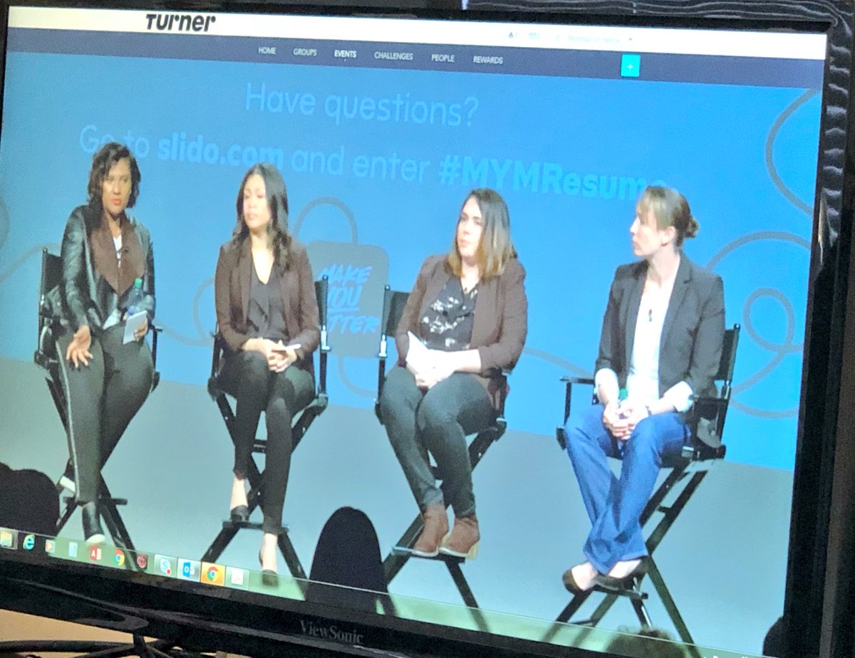 bhumikatharoor's tweet photo. Look at our terrific @TurnerCareers @CNNCareers recruiters in ATL doing a #recruiterpanel for #mymw 👏🏽👏🏽👏🏽 https://t.co/GRZ8CqUr4T