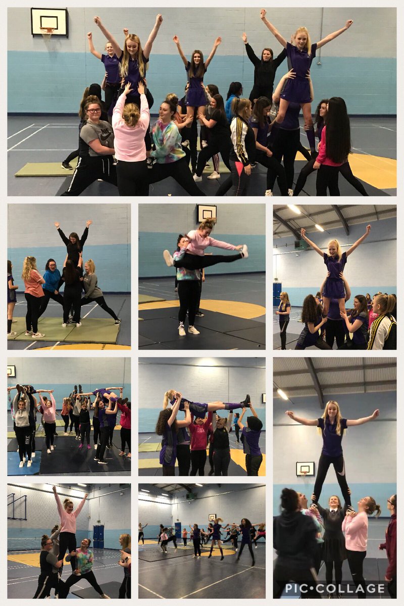 TJFS_PE's tweet photo. Another great Cheerleading session for the KS4 girls today! So much fun! Thanks again @DefyingGA and Emma for the session! #readyletsgo #cheersquad #teamJFS https://t.co/DYA04q8nD6