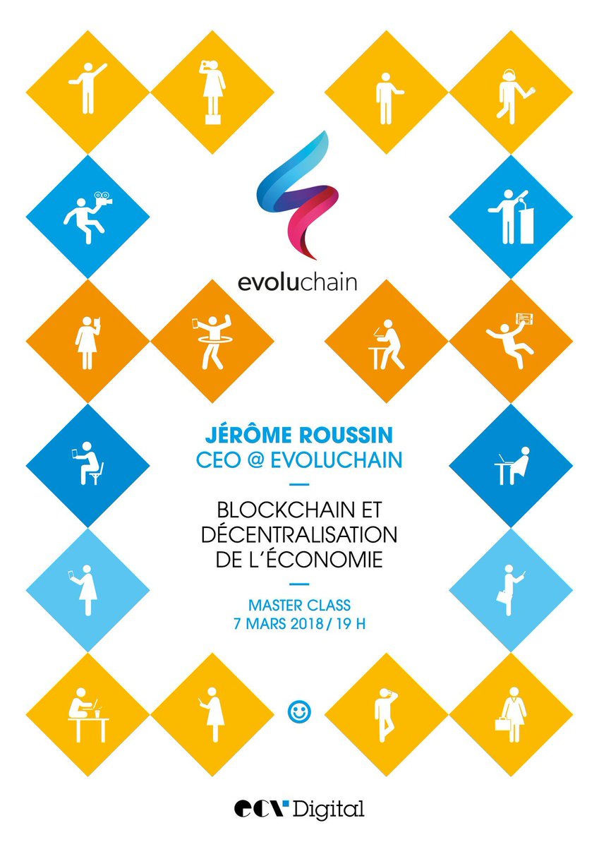 evoluchain's tweet photo. Je donne une Master Class ce soir à l'ECV Digital sur la #Blockchain et la décentralisation de l'économie : Evoluchain accompagne les entreprises vers ces nouveaux business models prometteurs. Les années à venir vont être passionnantes ! https://t.co/YYwbUM9s8J