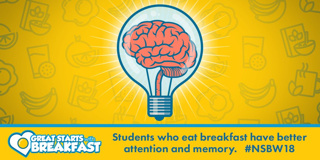 ystreetva's tweet photo. Breakfast is more than just delicious - it helps students do their best and be their best. #NSBW18 #SchoolBreakfast #YStMovement https://t.co/G0mXCLWsB9