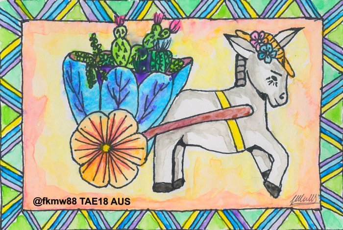 PAEartforacause's tweet photo. This little chap has made us smile! Thank you Felicity (@fkmw88) for sending in 'Prickly Ass' for the #tae81 charity sale in aid of @PegasusRDA_ACT. Will you be at the sale? https://t.co/VKF6SeFqa1