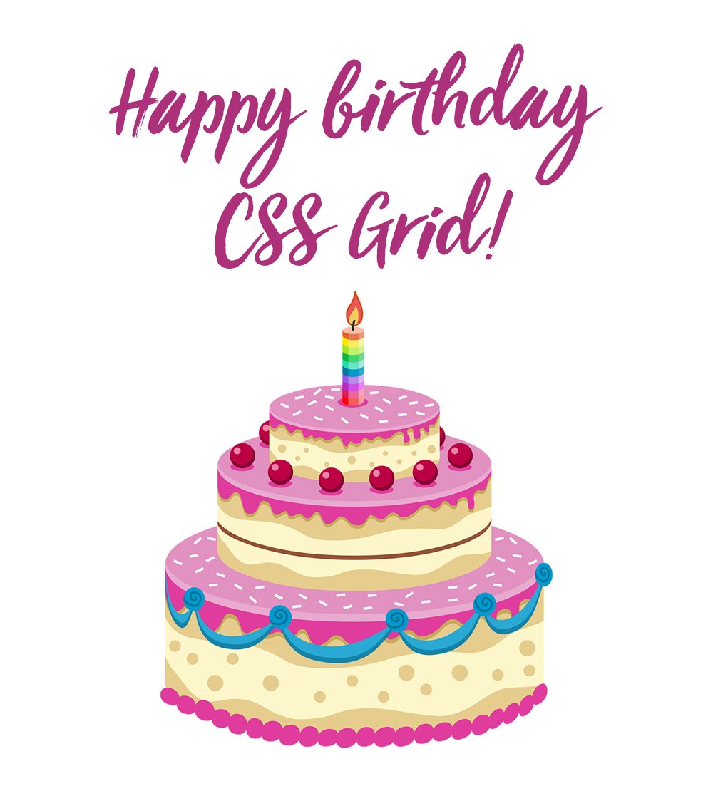 jensimmons's tweet image. CSS Grid is one year old today. It shipped in Firefox 52 on March 7, 2017. By the end of the month, had shipped in Chrome, Opera, &amp;amp; Safari as well. Today, well over 80% of users have a browser with Grid. 

Happy birthday CSS Grid!