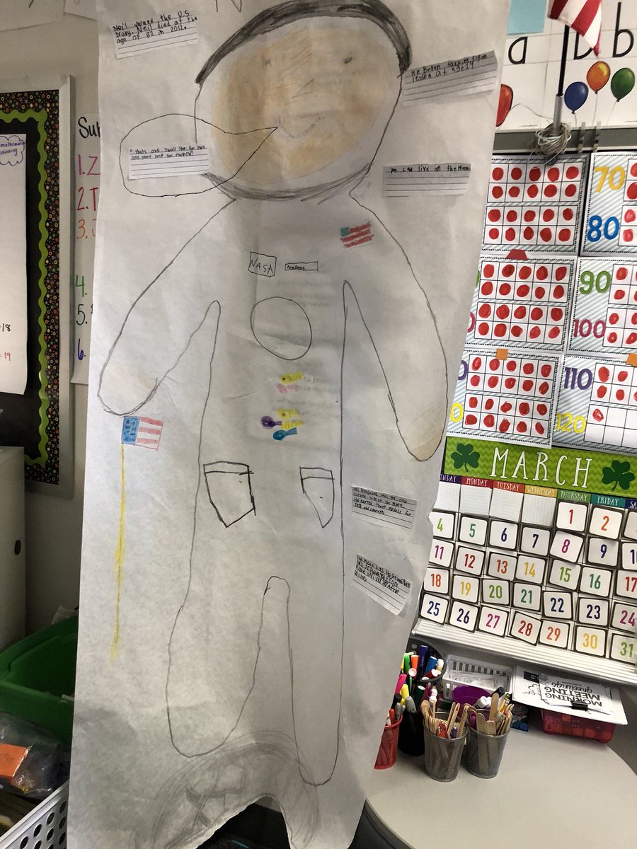 AWECasto's tweet photo. @VRE_STARS First Grade blasted us “To the Moon &amp; Back” with their space and weather museum today! Great job! #CISDOurStory https://t.co/1i0qKXksJr