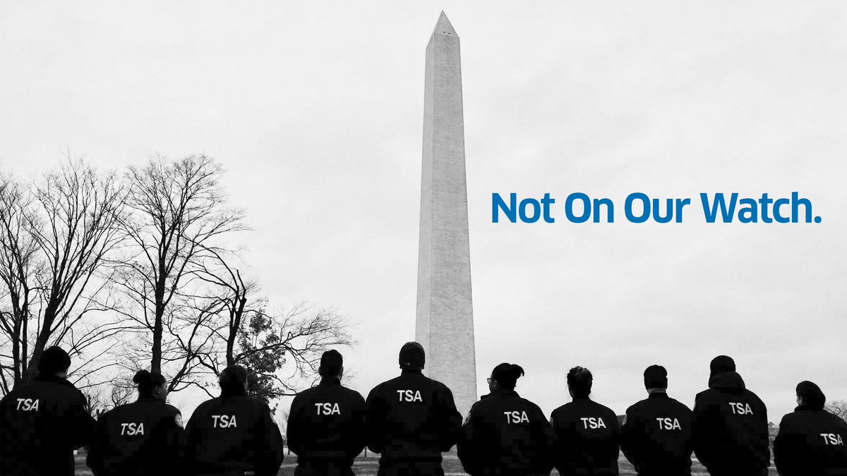 TSA's tweet photo. "By acknowledging everyone’s role in our shared security mission.  Together we will adopt and embrace a new creed: Not on Our Watch." #StateofTSA https://t.co/Bkf3YSl5sQ
