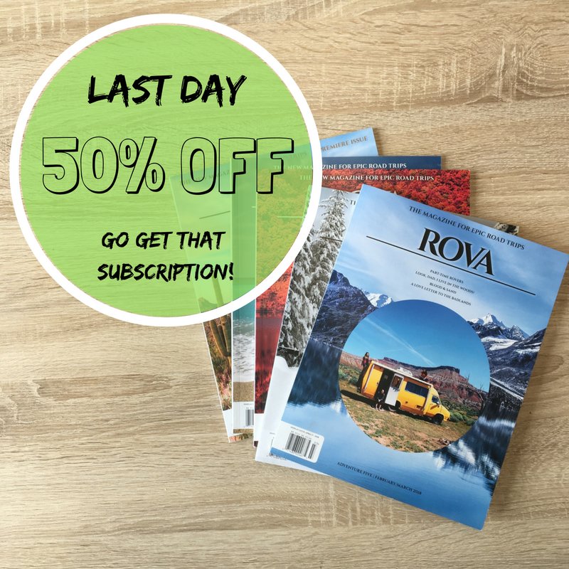 Today’s the day, folks! Get your ROVA subscription for half-price until 11.59 pm EST. Use code HAPPYBDAY at rovamag.com/subscription. Let's be friends!