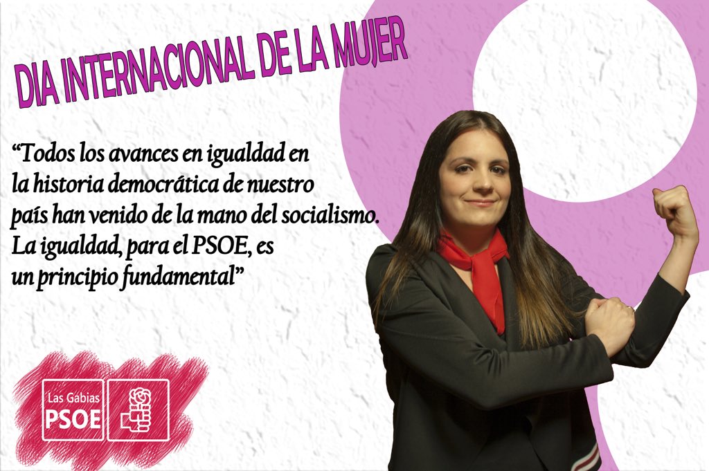 PSOElasgabias's tweet photo. Nuestra secretaria de Igualdad, Noemi Ariza, reivindica el papel del PSOE
"Todos los avances en igualdad en la historia democrática de nuestro país han venido de la mano del socialismo. La igualdad, para el PSOE, es un principio fundamental"
#8Marzo
#MujerObrera
#PSOELasGabias https://t.co/I0WN5h6h4W