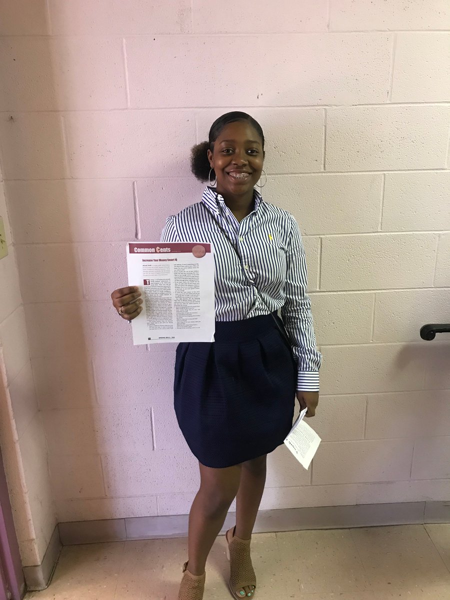 Drucker_FCCLA's tweet photo. Financial Literacy! Here we have some students from our own Ms. Aniya Kinnion, member. They learned about the value of a dollar! https://t.co/ju5OhU1k2m