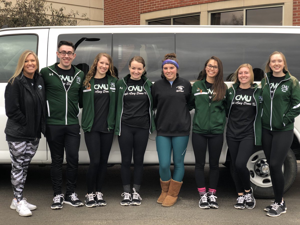 Good luck to @CMU_ENVY as they make their way to Oklahoma City for Nationals! #TakeFlight 🦅