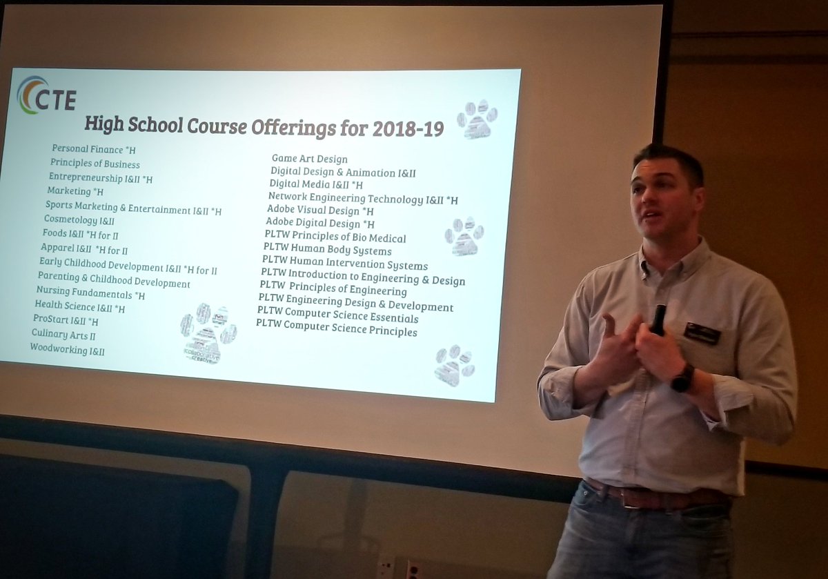 Learning about all the fantastic CTE offerings in ACS. #TheACSWay